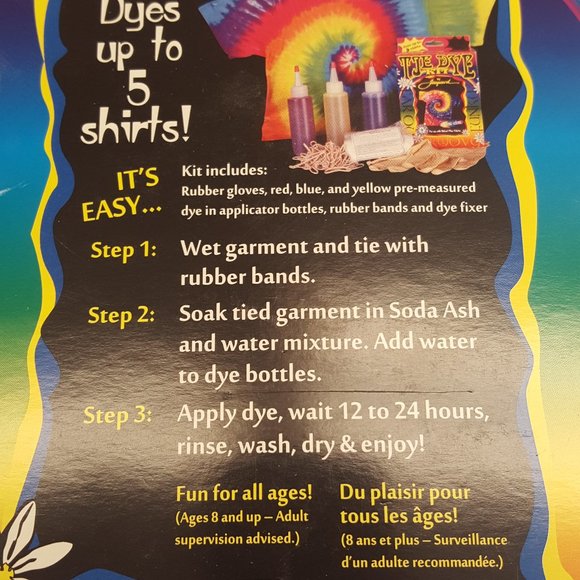 Jacquard Tie Dye Kit *INCOMPLETE: NO SODA ASH DYE FIXER * - Picture 14 of 14